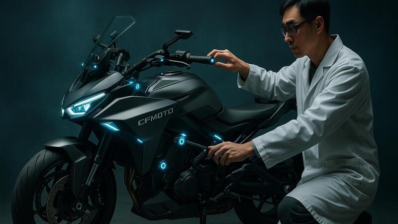 Da supersportiva a turistica con un click: &egrave; vero. CFMOTO ci sta lavorando sul serio