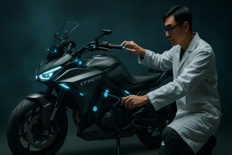 Da supersportiva a turistica con un click: &egrave; vero. CFMOTO ci sta lavorando sul serio