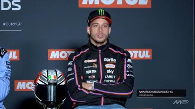 MotoGP 2025. GP dei Paesi Bassi ad Assen. Marco Bezzecchi: "Alex Marquez? Nessuna sorpresa. Liberty Media? Ancora presto per giudicare"
