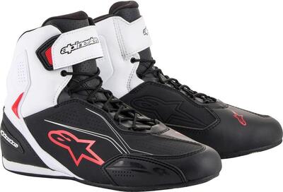Scarpe moto Alpinestars FASTER-3 Nero Bianco Rosso