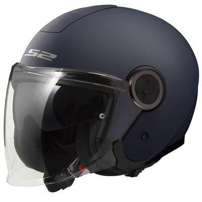 Casco Jet LS2 OF620 Classy Solid blu