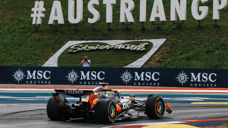 F1. GP Austria 2025: doppietta McLaren in FP2 con Norris-Piastri. Verstappen 3&deg;, Leclerc 5&deg;, Hamilton solo 10&deg;