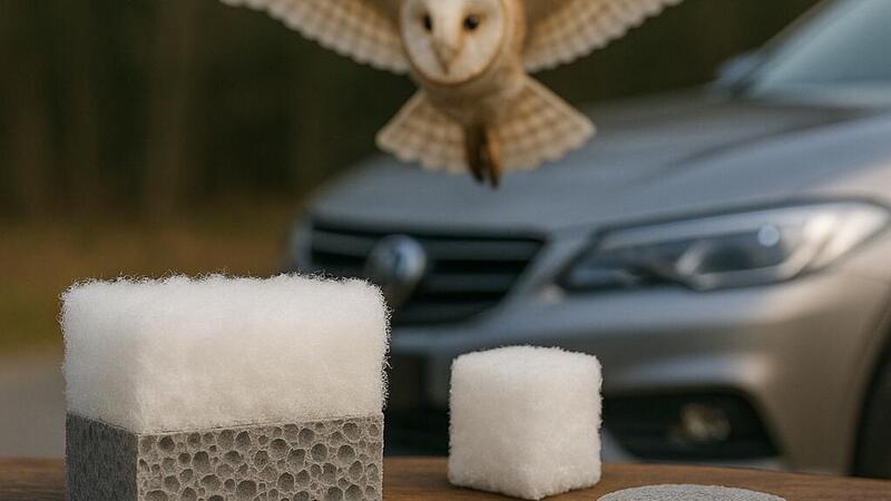 Cancellato il rumore dei motori con un aerogel preso a prestito dai gufi