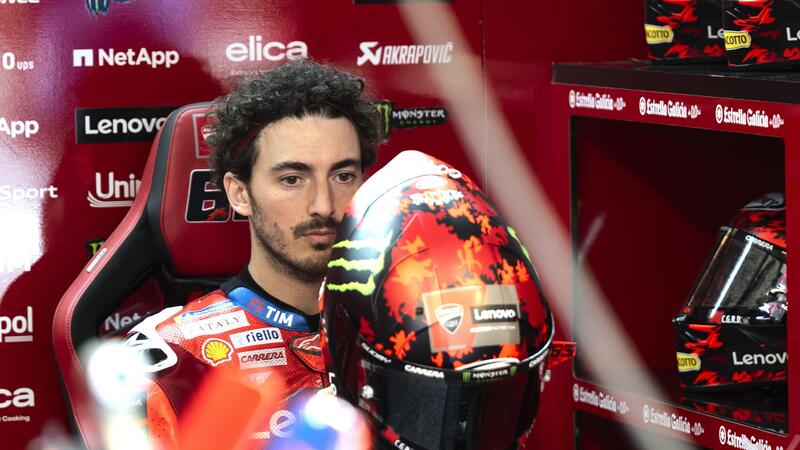 MotoGP 2025. GP dei Paesi Bassi ad Assen. Pecco Bagnaia: &quot;Le gare di Mugello e Assen sono state pi&ugrave; lente dell&#039;anno scorso, questa moto non ci fa fare quello che ha fatto Alex Marquez tutto il weekend&quot;