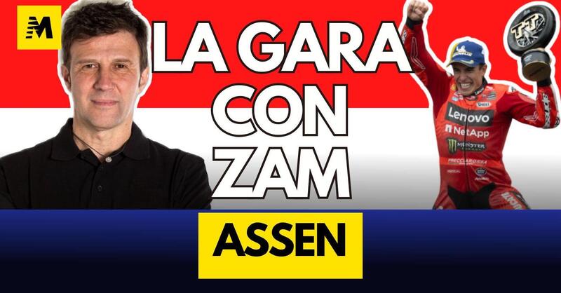 MotoGP 2025. GP dei Paesi Bassi ad Assen. La gara con Zam e gli spettatori [VIDEO]