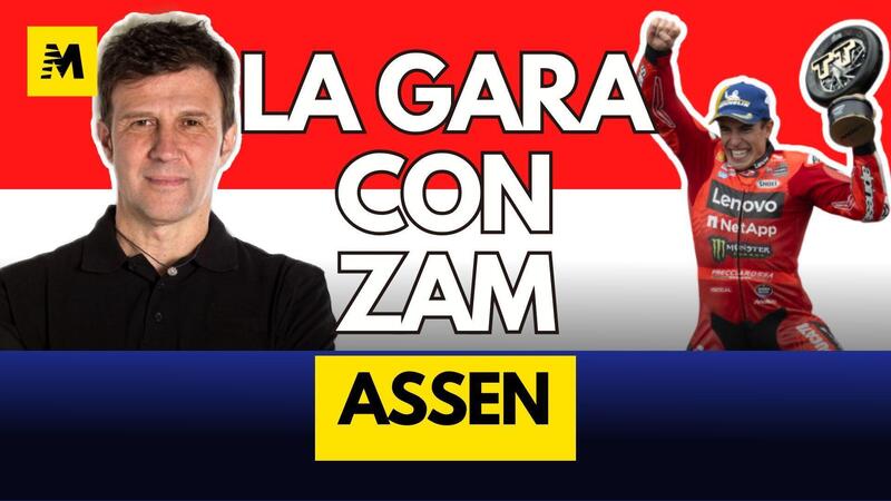 MotoGP 2025. GP dei Paesi Bassi ad Assen. La gara con Zam e gli spettatori [VIDEO]