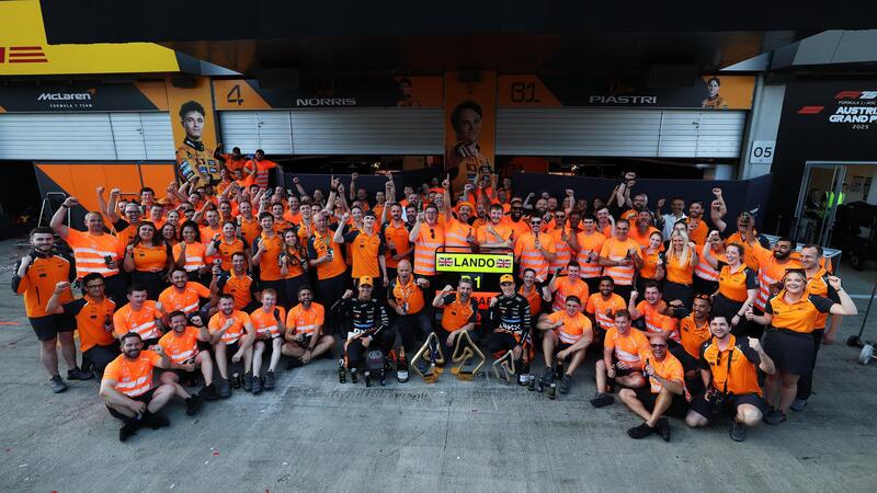 F1. GP Austria, Stella: &quot;La doppietta McLaren &egrave; sempre il nostro obiettivo. Norris e Piastri sono due talenti incredibili per il futuro&quot;