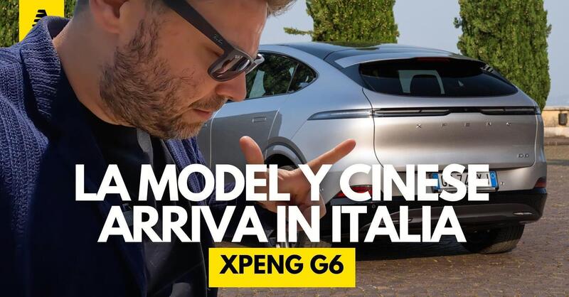 Xpeng G6: l&rsquo;elettrica cinese che sfida Tesla, e in alcune cose la batte pure