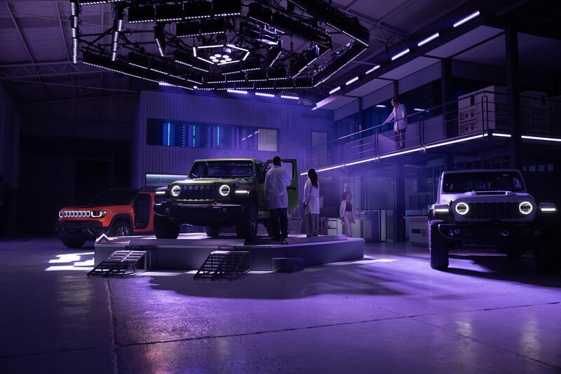 La Jeep Wrangler su set di Jurassic World Rebirth