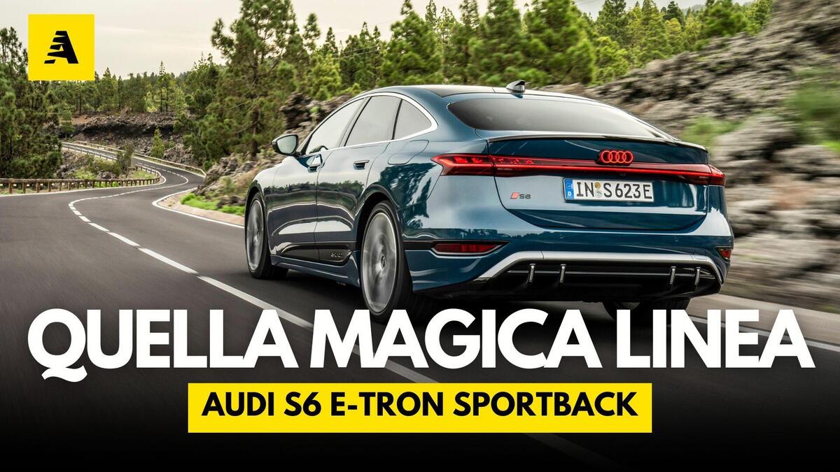 Audi S6 e-tron Sportback: fra berlina e station wagon [VIDEO]