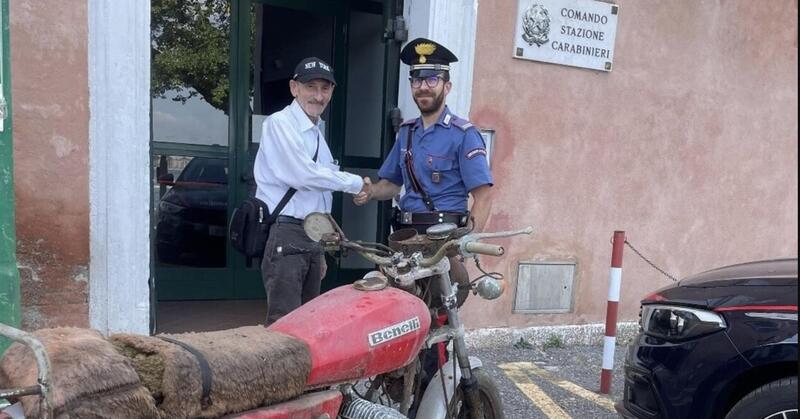 Moto rubata: passano 36 anni e i Carabinieri la ritrovano, &egrave; un modello che sorprende