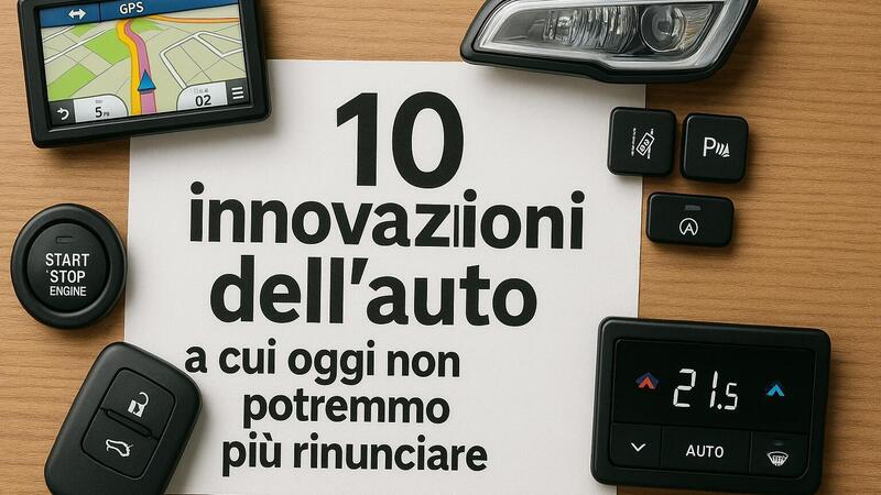 Se queste cose sparissero dalle auto, non vorremmo pi&ugrave; guidare