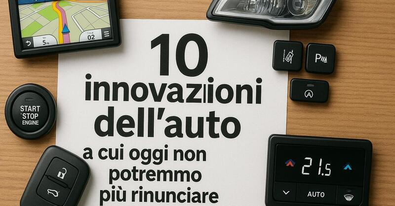 Se queste cose sparissero dalle auto, non vorremmo pi&ugrave; guidare