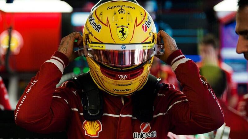 F1. GP di Gran Bretagna, Lewis Hamilton: &quot;A Silverstone con la Ferrari, un sogno che si avvera&rdquo;