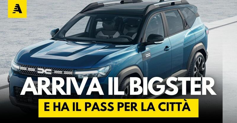 Dacia Bigster: la prova in citt&agrave;, &egrave; come avere il pass per il centro [VIDEO]