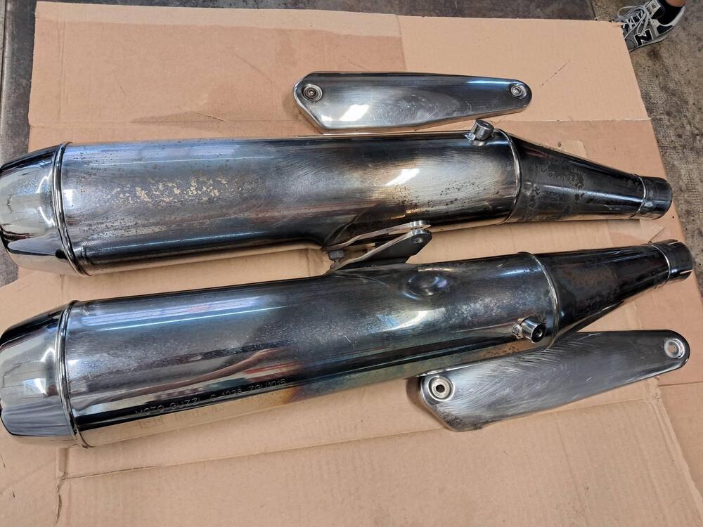 SILENZIATORI dx e sx V7 SPECIAL - STONE-NEVADA 20 Moto Guzzi (4)