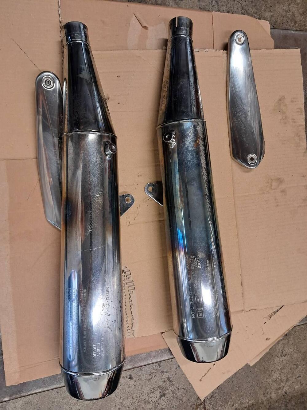 SILENZIATORI dx e sx V7 SPECIAL - STONE-NEVADA 20 Moto Guzzi (6)