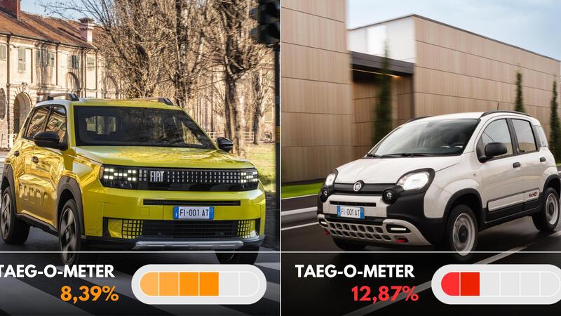 Fiat Panda e Grande Panda le offerte anticipo zero a confronto
