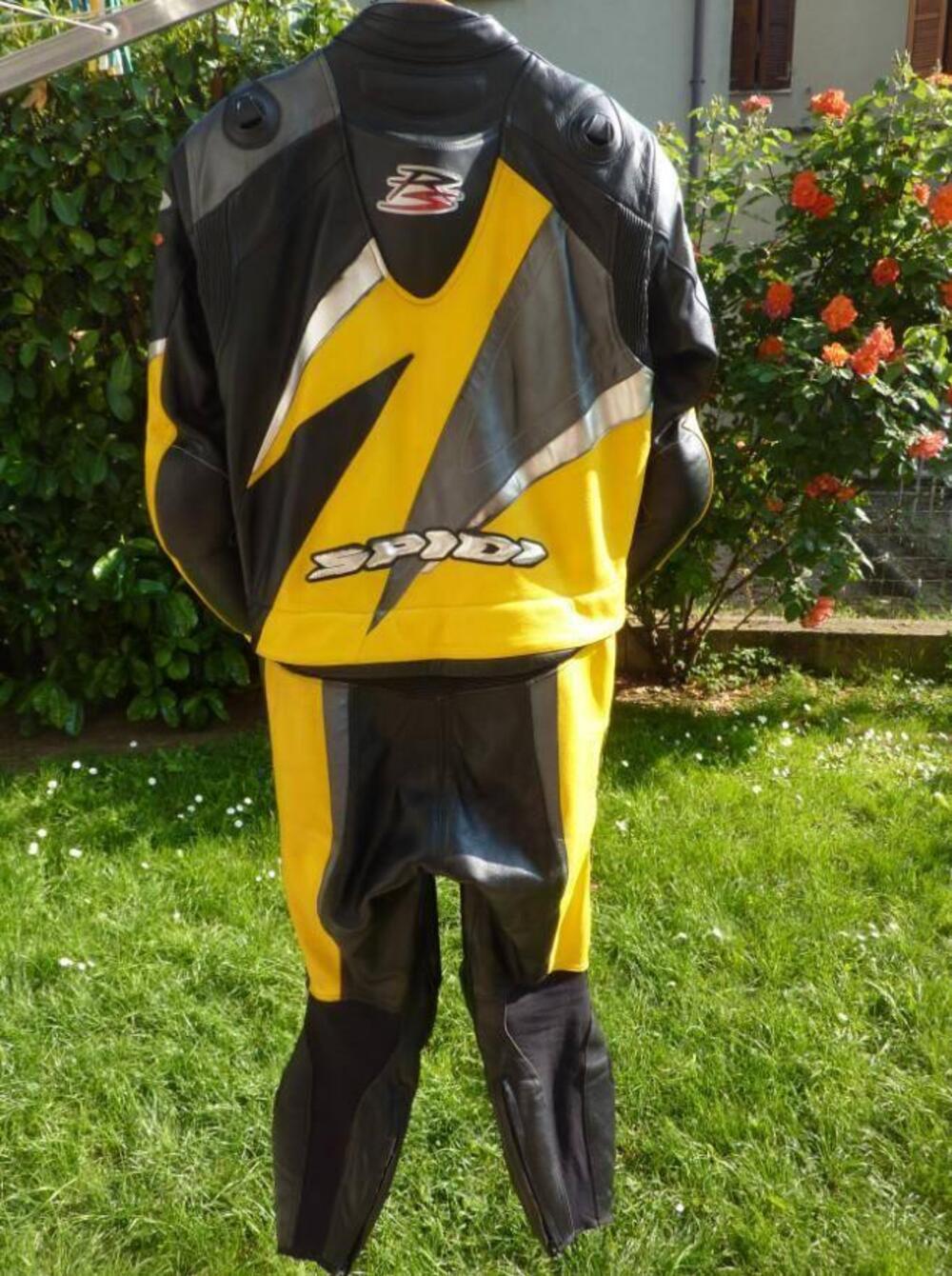 Tuta in pelle da moto, divisibile, marca "SPIDI" (2)