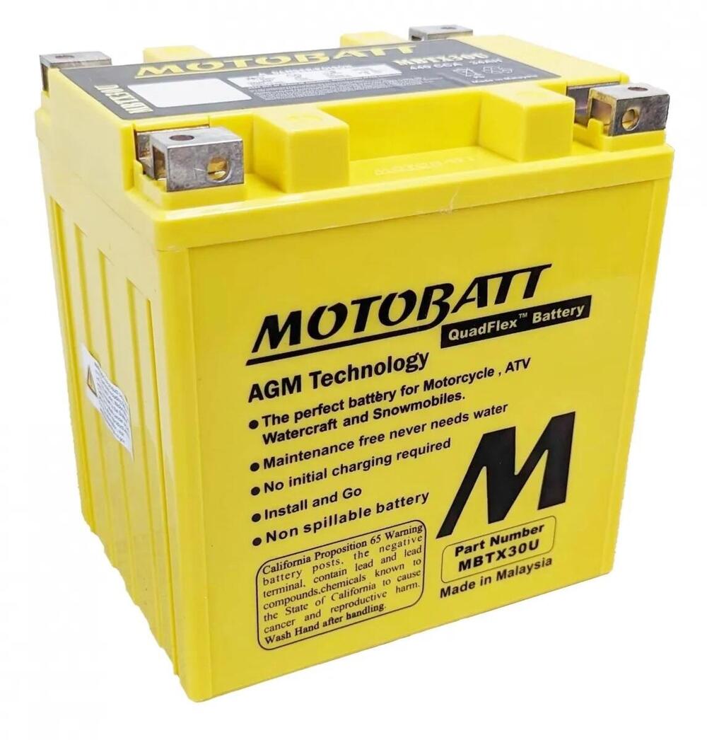 Batteria MOTOBATT gialla Per Touring dal 1997 al 2
