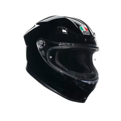 Casco integrale AGV K6 S E2206 MPLK in fibra Nero