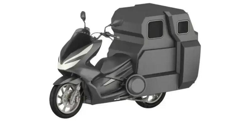 Arriva dalla Cina uno Scooter-Camper: un Micro-Mondo su Due Ruote