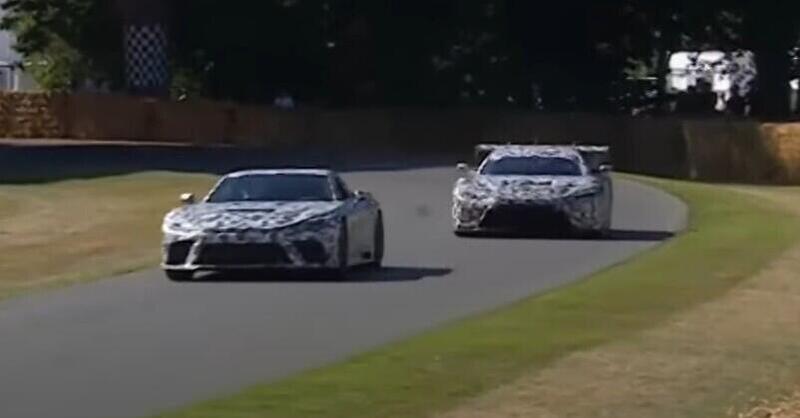 Fermi tutti, Lexus ha l&#039;auto per tutti gli appassionati: l&rsquo;erede spirituale della LFA fa sentire il suo V8 a Goodwood [VIDEO]