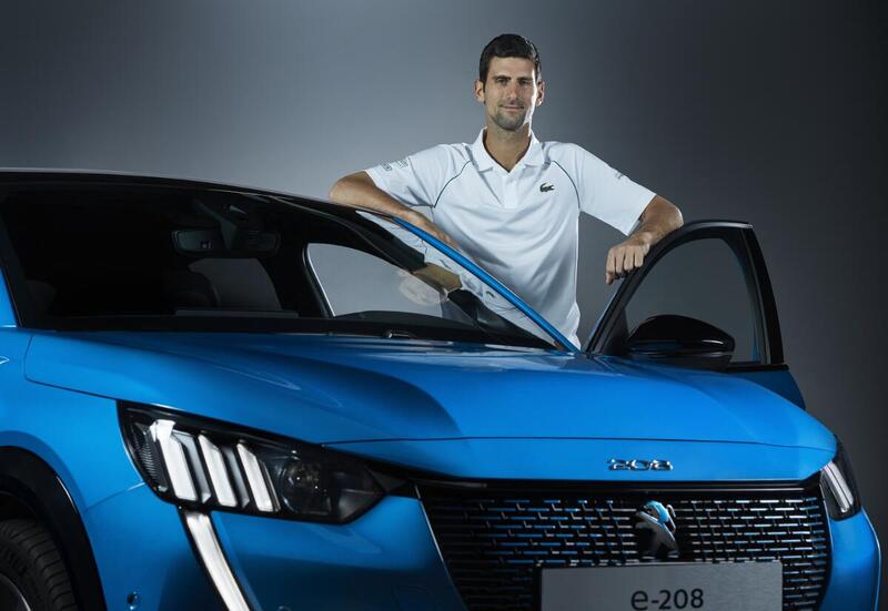 Novak Djokovic &ndash; Peugeot e-208