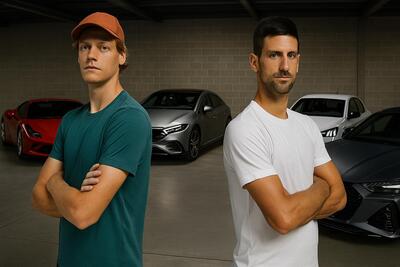 Sinner vs Djokovic: campioni in campo, fuoriclasse in garage. Ma la semifinale si vince anche su...quattro ruote