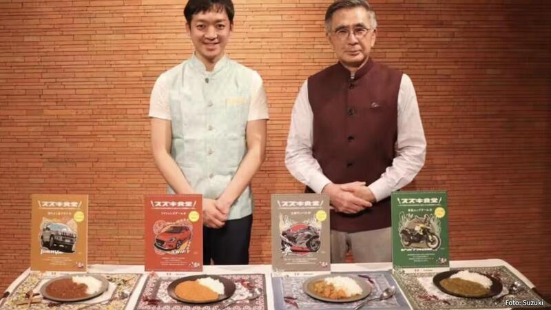In Giappone Suzuki lancia 4 variet&agrave; di Curry istantanei ispirati ai suoi modelli pi&ugrave; iconici