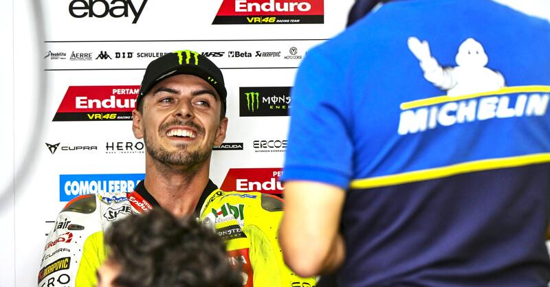 MotoGP 2025. GP di Germania. Il pi&ugrave; veloce di sempre al Sachsenring &egrave; Mar... no! &Egrave; Fabio Di Giannantonio: &quot;Molto contento, ma &egrave; solo venerd&igrave;&quot;
