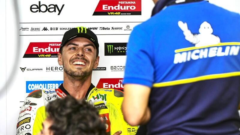 MotoGP 2025. GP di Germania. Il pi&ugrave; veloce di sempre al Sachsenring &egrave; Mar... no! &Egrave; Fabio Di Giannantonio: &quot;Molto contento, ma &egrave; solo venerd&igrave;&quot;
