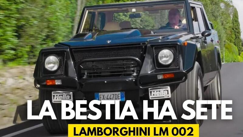 Lamborghini LM 002: la SUV che sembrava fatta per ANDARE in GUERRA [VIDEO]