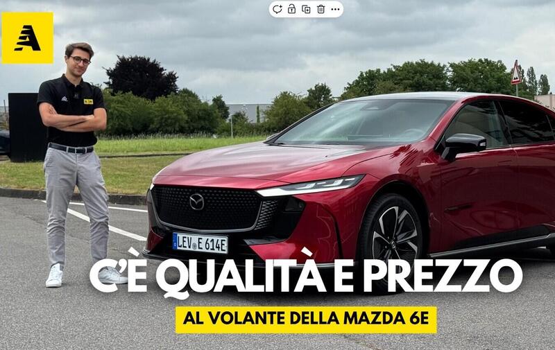 Mazda 6e elettrica, la prova su strada della berlina BEV che costa meno di 40k [VIDEO]
