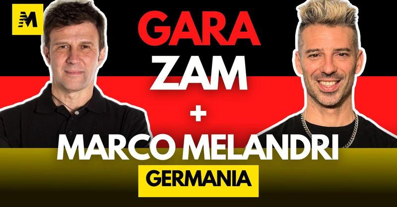 MotoGP 2025. GP di Germania. La gara con Zam e Marco Melandri [VIDEO]