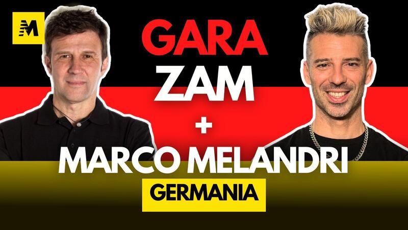 MotoGP 2025. GP di Germania. La gara con Zam e Marco Melandri [VIDEO]