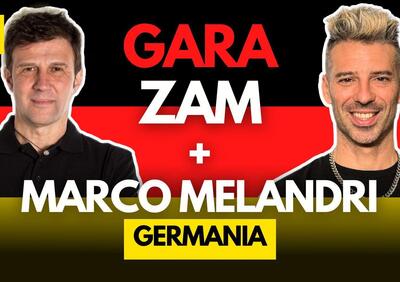 MotoGP 2025. GP di Germania. La gara con Zam e Marco Melandri [VIDEO]