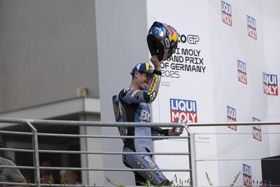 MotoGP 2025. GP di Germania. Alex Marquez: "Sono riuscito a tenere Pecco Bagnaia dietro, era importante per il campionato"