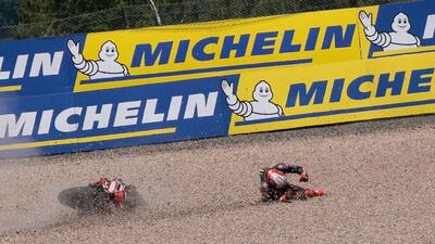 MotoGP 2025. GP di Germania. Marco Bezzecchi sulla caduta: "Ho frenato un po' troppo dolce"