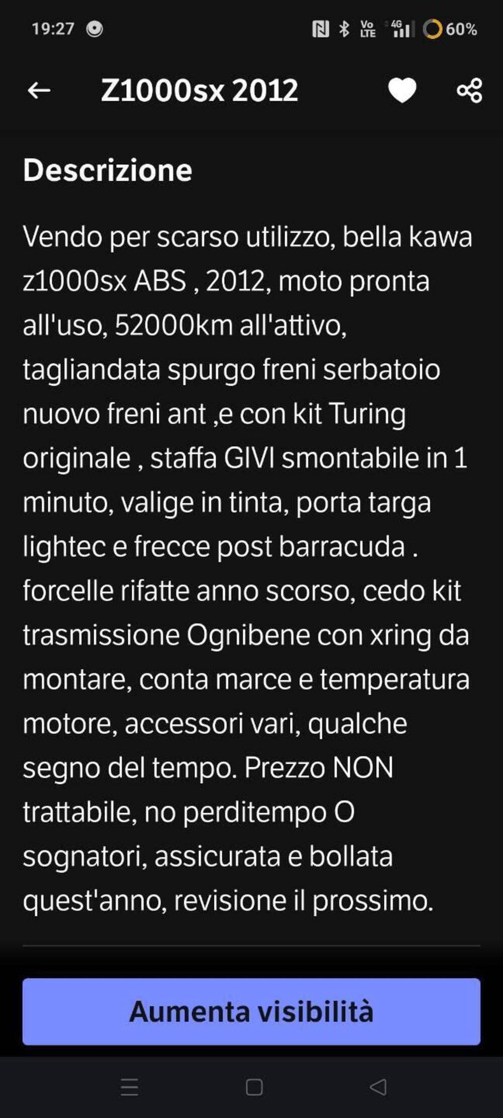 Kawasaki Z 1000 SX ABS Tourer (2011 - 16) (8)