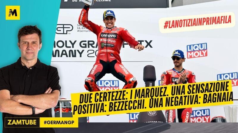 Marquez certezza. Bezzecchi speranza. Bagnaia preoccupa [VIDEO]