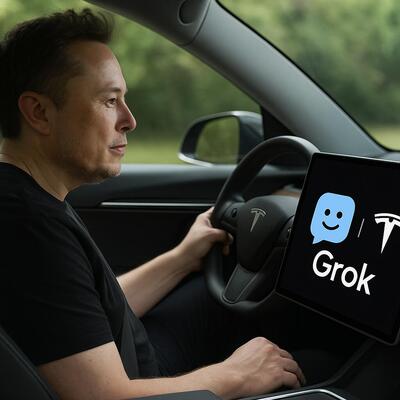 Tesla integra l&rsquo;intelligenza artificiale Grok: con l&rsquo;ultimo aggiornamento software debutta la Beta sviluppata da xAI