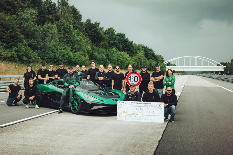 Record della Rimac Nevera R