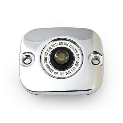 Coperchio pompa freno anteriore liscio cromato con 