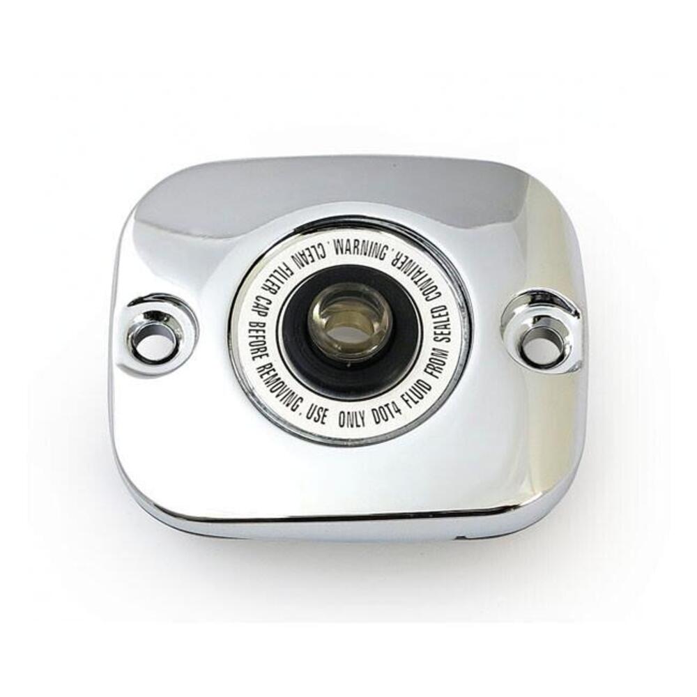 Coperchio pompa freno anteriore liscio cromato con 