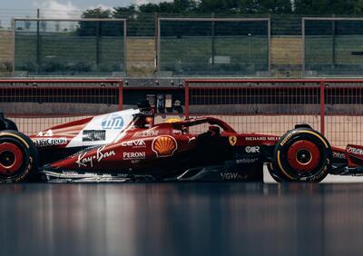Formula 1. Ferrari, concluso il filming day al Mugello con la nuova sospensione posteriore della SF-25