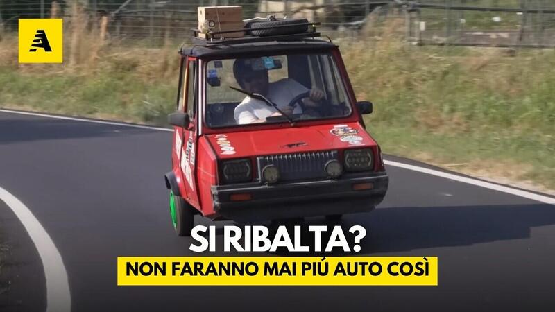 La TRE RUOTE che SFIDA le leggi della fisica: Casalini Sulky, la microcar degli anni &#039;70 [VIDEO]