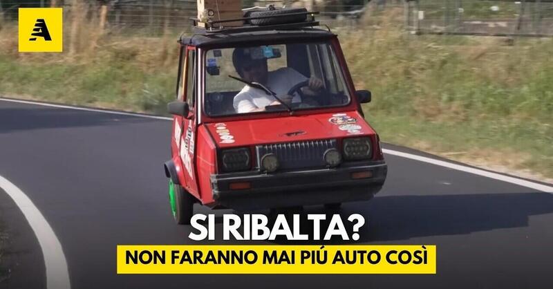 La TRE RUOTE che SFIDA le leggi della fisica: Casalini Sulky, la microcar degli anni &#039;70 [VIDEO]