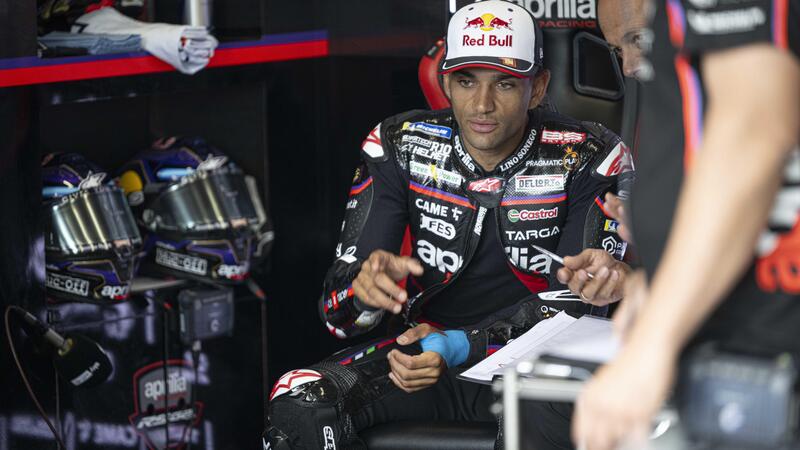 MotoGP 2025. GP della Repubblica Ceca a Brno. Jorge Martin, quinto al rientro: &quot;Ieri abbiamo affrontato il problema, oggi abbiamo gi&agrave; voltato pagina&quot;