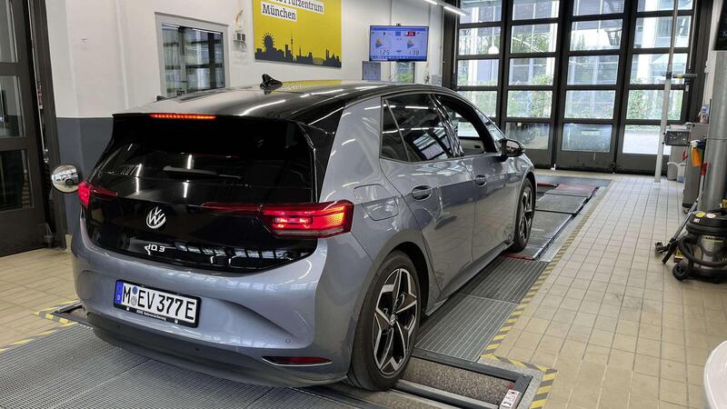 Test effettuato dall&#039;ADAC sulla Volkswagen ID.3